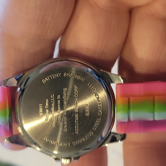 5 For 25.00/Justin Bieber Rainbow Jelly Watch,NWOT - Picture 2 of 6
